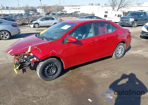 2017 Toyota Corolla Le из США, поврежденный, VIN 2T1BURHE4HC963213